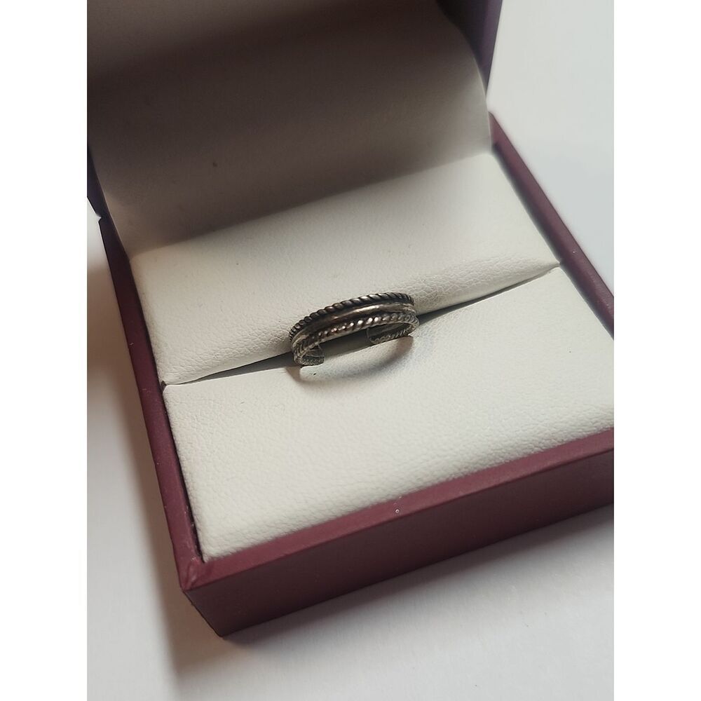 Sterling Silver Ring Or Toe Ring Size 2 Adjustable NF 925